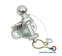 Anhängerkupplungskugel silber zweifach Ausführung D20,2/S350