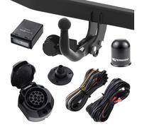 Anhängerkupplung starr +E-Satz 13p für Opel Corsa 4 D 06-14 3/5-Tür Fließheck