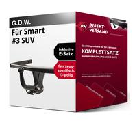 Anhängerkupplung starr + E-Satz 13pol spezifisch für Smart #3 SUV 23 - jetzt neu
