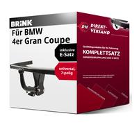 Brink Anhängerkupplung abnehmbar Kugelstange von schräg unten gesteckt - BMW 1