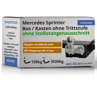 ANHÄNGERKUPPLUNG starr für Mercedes Sprinter 06-18 +7pol E-Satz BRINK