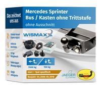 ANHÄNGERKUPPLUNG starr für Mercedes Sprinter 06-18 +7pol E-Satz spezifisch