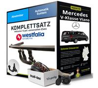 Westfalia Anhängerkupplung abnehmbar Kugelstange von unten gesteckt - MERCEDES-BENZ VITO / MIXTO Kasten