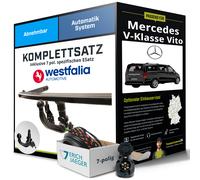 Westfalia Anhängerkupplung abnehmbar Kugelstange von unten gesteckt - MERCEDES-BENZ VITO / MIXTO Kasten