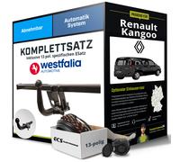 Westfalia Anhängerkupplung abnehmbar Kugelstange von hinten gesteckt - MERCEDES-BENZ CITAN Mixto