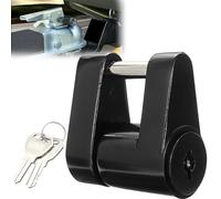 Anhängerschloss: Anhänger Diebstahlsicherung mit 2 Schlüssel, Anhängerschloss Diebstahlschutz Anhänger Schloß, Diebstahlschutz Wohnwagen Hochsicherer Hakenschloss für gängigen Kupplungen