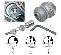 Anhängerschloss Kupplungsschloss Kugelschloss Diebstahlsicherung Wohnwagen Ø50mm