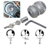 Anhängerschloss Kupplungsschloss Kugelschloss Diebstahlsicherung Wohnwagen Φ50mm