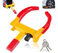Anhängerschloss Parkkralle, Radkralle Parkkralle Mit Sicherheitsschloss und 3 Schlüsseln, Reifenkralle Anhänger, Diebstahlsicherung, Universal für Autos, Wohnwagen 8-30cm Reifenbreite