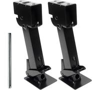 Anhängerstützen 2er-Set für Wohnwagen & Caravan - Faltbar Höhenverstellbare Stützfuß Anhänger mit Griff bis 450kg Tragfähigkeit