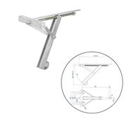 Anhängerstützen bis 450kg für Wohnmobil und Wohnwagen - Kurbelstütze, Stützen