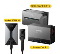 Anker SOLIX Power Dock Multisystem mit Solarbank 3 E2700 Pro & Anker V1 Wallbox