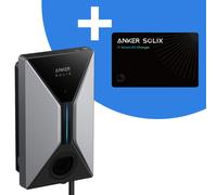 Anker SOLIX Wallbox V1 - Ladegerät für E-Autos als Kabel-Version - 22kW - Schwarz