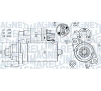 Anlasser 063721393010 MAGNETI MARELLI für SEAT SKODA VW