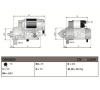 Starter DENSO DSN3058