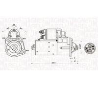 MAGNETI MARELLI 063720680010 Starter