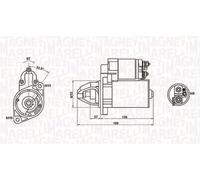 Magneti Marelli 063721283010 Anlasser Mercedes-Benz C