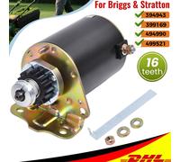 Anlasser für Briggs Stratton Motor 16 Zahn Ritzel 393499 AM106883 Rasentraktor