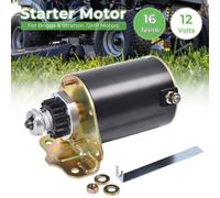 Anlasser für Briggs Stratton Motor 16Zahn Ritzel 393499 AM106883 Rasentraktor DE