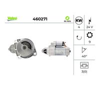 Anlasser Starter 4 kW 9 Zähne VALEO für DEUTZ-FAHR