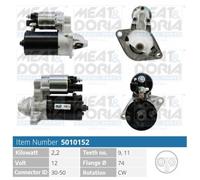 Anlasser Starter MEAT & DORIA 5010152 für TOYOTA COROLLA AVENSIS Liftback Verso