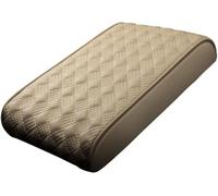 anlmlp Auto Armlehnen Polster Matte Für Volkswagen VW Beetle Phaeton Magotan Touareg Passat Polo, Auflage Sitz Box Mittelkonsole Leder Auto Mittelkonsole Dekorations,A/Beige