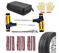 Anloximt Reifenpannen-Reparatur-Set - Hochleistungs-Reifenstopfen-Kit,Reifenpannen-Reparatur-Set, universelles Reifen-Patch-Set zum Stopfen von Reifenpannen für Auto, Motorrad, LKW, Traktor, Anhänger
