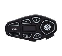 Annadue Bluetooth Motorradhelm Headset mit RGB Licht | Bluetooth-Gegensprechanlage für Motorräder, 3D-HiFi-, 13 Stunden Spielzeit, Mikrofon mit Geräuschunterdrückung,