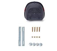Annadue Motorrad-Heckbox, Helm, Gepäckaufbewahrung, Topcase, Großes Fassungsvermögen, Universell für Elektromobil-Roller (Schmuck Blau Große Größe)