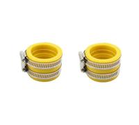 Ansaugstutzen Motorrad Vergaser Ansaugkrümmer Ansaugstutzen Für Mikuni Für Keihin Für Koso Für PWK 35/40/45 Mm Vergaser-Einlassrohr Adapter Ansaugkrümmer Gummi Verbindung