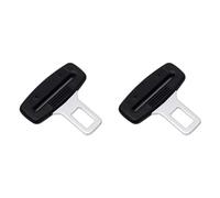 Anschnaller Adapter Auto,1/2PC Gurtadapter Stecker VerläNgerung, Gurtschloss Autogurt Stecker Schnallen rückgängig Machen Alarm für Gürtel für LKW Pkw (03 Schwarz 2pc&, One Size)