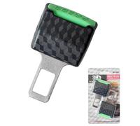 Anschnaller Adapter Auto Gurtadapter Stecker VerläNgerung, Gurtschloss Adapter, Anschnaller Verlängerung Autogurt Stecker, grau Gurtschloss Adapter für LKW Pkw Transporter (02-Leuchtend 2pc)