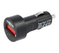 Ansmann LCD Battery Tester 12V, 24V Batterietester für KFZ-Auto Batterien und LKW - schwarz 1900-0019