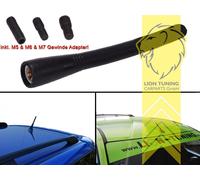 Antenne Dachantenne Kurzstab 16V M5 M6 für Hyundai Lantra Coupe i10 i30 schwarz