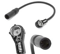 Antennen Verlängerung Auto Radio Kabel 20cm Adapter DIN 150 OHM Winkel Stecker Buchse