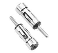 Antennenadapter Autoradio, DIN Male auf ISO Buchse universeller Adapter Universal Antenne Adapter Kompatibel Antennenstecker Stecker KFZ Radioadapter Fahrzeug Head Unit Stereoempfänger 2 Stück