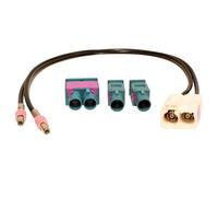 Antennenadapter Doppel Fakra (w) auf 2x Fakra Z (m) für Audi VW Seat Skoda
