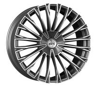 Antera Antera A103 moon grey diamond 9.5x22 ET25 - LK5/112 ML66.6 Alufelge grau