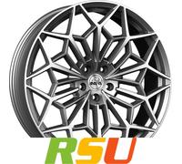 Antera Antera A105 moon grey diamond 10.5x22 ET40 - LK5/114.3 ML64.1 Alufelge grau