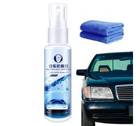 Anti-Beschlag-Spray - Deflektor für Windschutzscheibe mit Tuch - Regenschutz für Spiegel und Fenster außen innen, Winter- und Outdoor-Fahrten