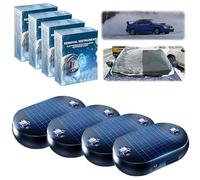 Antifreeze Electromagnetic Car Snow Removal Device,Tragbare Auto Enteiser Elektromagnetisch, Tragbarer Auto Defroster, Elektromagnetischer Auto-Enteiser, Elektromagnetische Scheibenenteiser (4Pcs A)