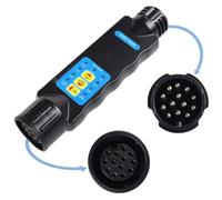 AOHEWEI 13 Poliger Anhänger Tester für Stecker und Steckdosen Wohnwagen Prüfgerät, 12 V Steckverbinder für Diagnosewerkzeuge für Stromkreise für Zugfahrzeug Wohnwagen oder LKW
