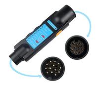 AOHEWEI 13 Poliger Anhänger Tester für Stecker und Steckdosen Wohnwagen Prüfgerät, 12 V Steckverbinder für Diagnosewerkzeuge für Stromkreise