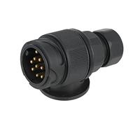 AOHEWEI 13-poliger Anhängerstecker, 12 V, 13-polig, für Anhänger, Wohnwagen, elektrische Verkabelung, Adapter, Anhängerkupplung, Konverter für Fahrzeug, Anhänger, Wohnwagen, LKW, Wohnmobil, Boot