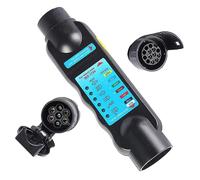 AOHEWEI 7 Polig Abschleppen Tester Für Anhänger Prüfgerät Leuchten Stecker Steckdose 12V Verdrahtung Mit Adapter 13Polig Auf 7Polig Von Caravan Konverter Auto Anschluss