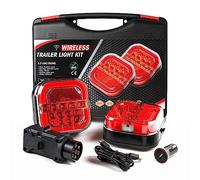 AOHEWEI Kabellose Beleuchtung LED Set Magnetische Anhänger Rücklichter Kabel frei 12V/24V LKW hinten ECE EMC Genehmigt für Anhänger, LKW, Wohnwagen oder LKW