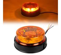 AOHEWEI LED Rundumleuchte Warnleuchte Amber 4 Blinkende und 2 Rotierende | 12V/24 V 16 Stück LED Blitzlampe für Landwirtschaftliche Maschinen, Nutzfahrzeuge, Schulbusse, Traktoren, Bagger, LKW