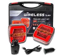 AOHEWEI Magnetische kabellose LED-Anhänger-Rückleuchten-Set 12/24 V, kabellose wasserdichte dynamische Rückleuchten mit Magnet, ECE-EMV-geprüft für Anhänger, LKW, Wohnwagen oder LKW
