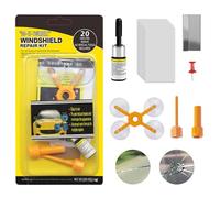 AOMiGT Windschutzscheibe Reparaturset, 11PCS Auto Windshield Repair Kit, Glas Reparatur Flüssigkeit,Glasreparaturflüssigkeit, Windschutzscheibe Glass Repair, Reparaturset Auto Windschutzscheiben