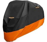 AOROM Motorrad Abdeckungen für BMW F 850 GS F850G ADV F750GS F850 GS F 750 GS, Motorräder Abdeckplane Beständiges Staubschutz UV-Beständiges Zubehör,A/Black-Orange-XXL